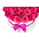 Flower box with roses